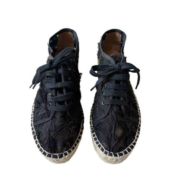 Sundance Lace Petals Sneaker Black Chunky size EU 40 US 9 - Picture 7 of 11